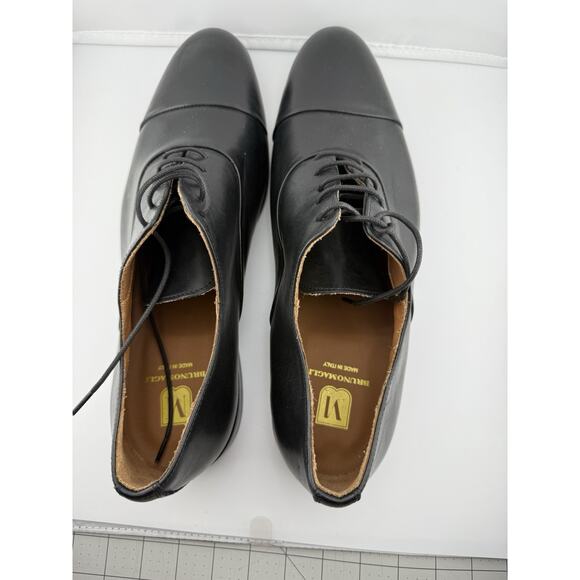 NWOB $395 Bruno Magli “RICCI” Cap Toe Black Oxford Size 13 main image 3